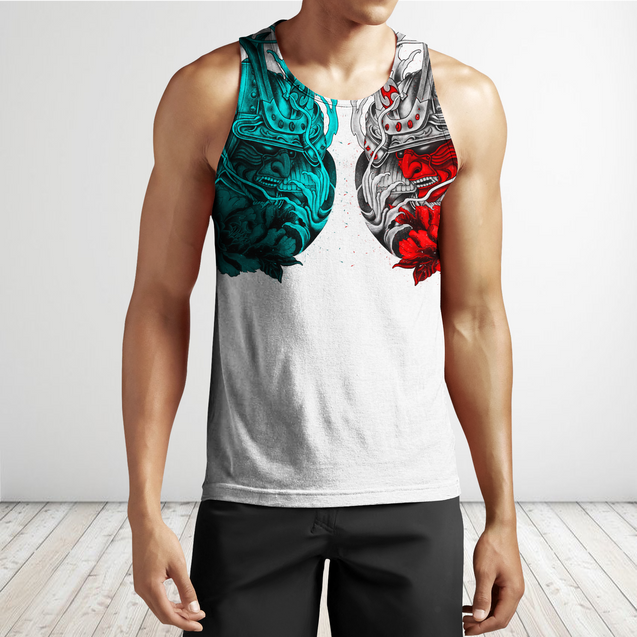 Premium 3D Printed Samurai Tattoo Shirts MEI