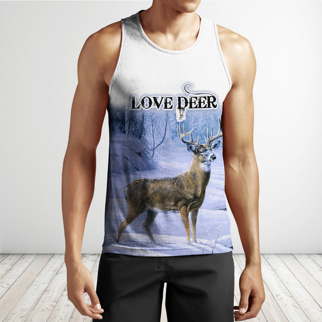 Love Deer 3D All Over Printed Shirts