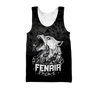 Premium Fenrir Wolf 3D All Over Printed Unisex Shirts