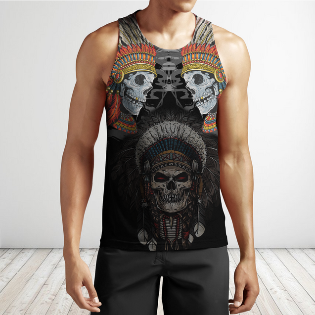 Native Skull 3D All Over Printed Hoodie Shirts For Men And Women MH09122003