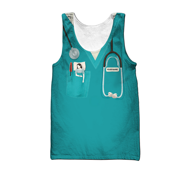 Premium Nurse Customize 3D All Over Printed Unisex Shirts