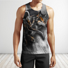 Knight Wolf 3D All Over Printed Unisex Deluxe Hoodie ML
