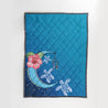 Hawaii Blue Moon Quilt Blanket - AH - J4-QUILT BLANKETS-PodEz-Twin-White-100% Cotton-Vibe Cosy™