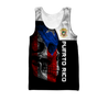 Puerto Rico Skulls With Coat Of Arms Lover Shirt TH20061606S-Apparel-TQH-Tank Top-S-Vibe Cosy™