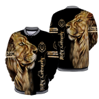 Custom Name January King Lion  3D All Over Printed  Unisex Shirt