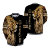 Custom Name February King Lion  3D All Over Printed  Unisex Shirt