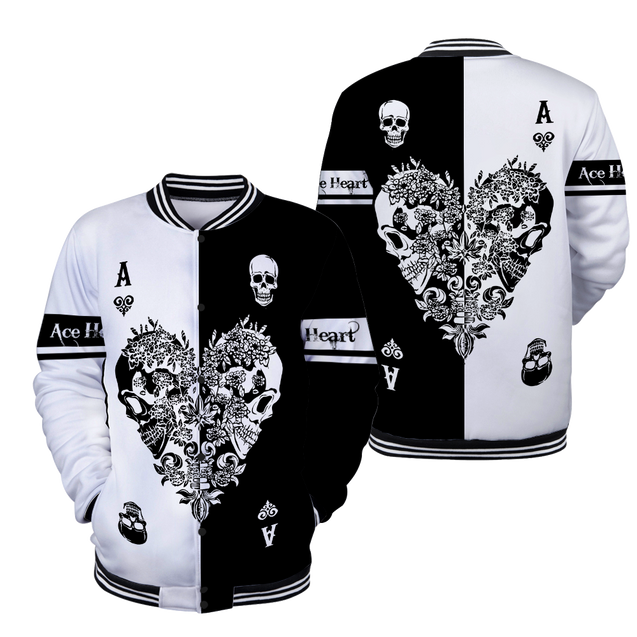 Ace Heart 3D All Over Printed Unisex Shirts