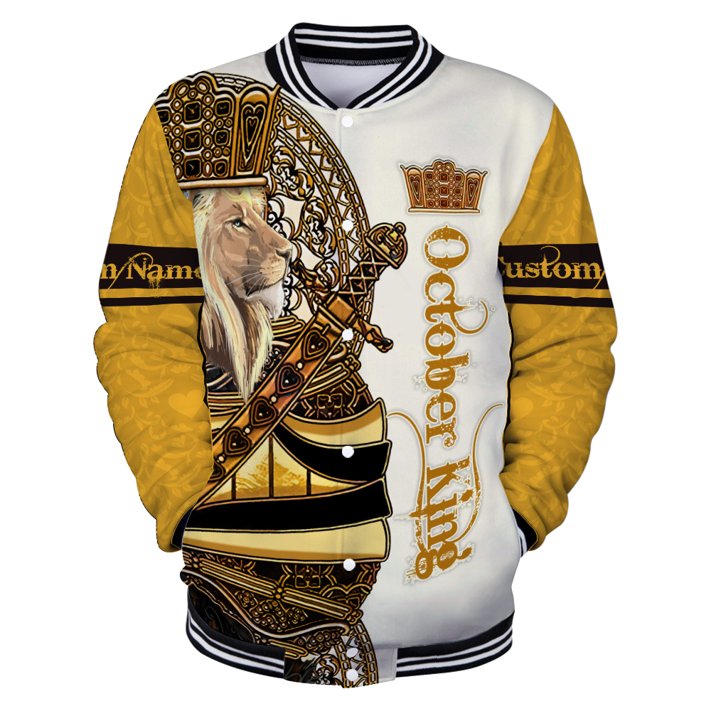 Custom Name October King 3D All Over Printed Unisex Shirts