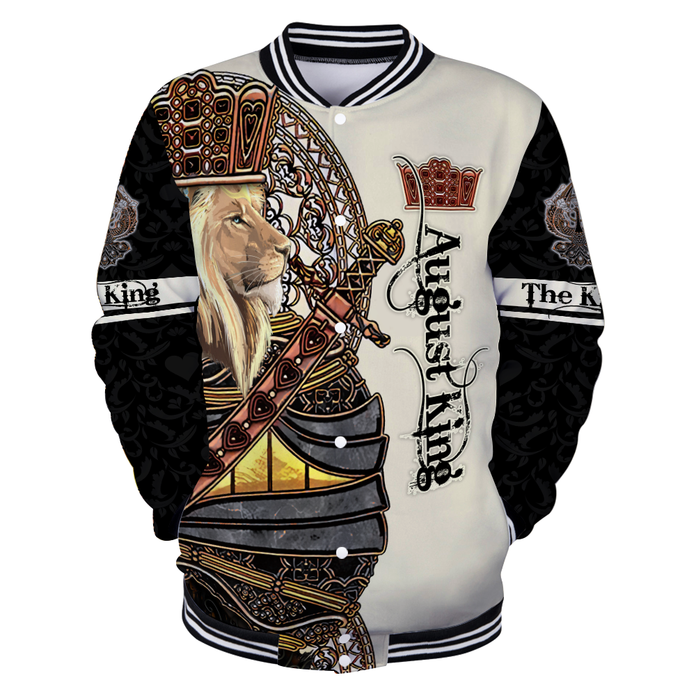 August Black King Lion 3D All Over Printed Shirts For Men and Women