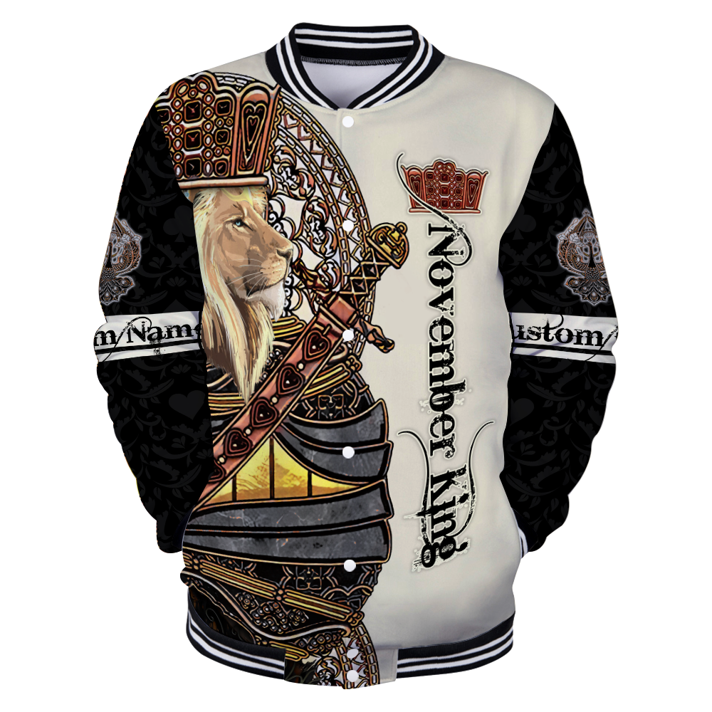 Custom Name November King 3D All Over Printed Unisex Shirts