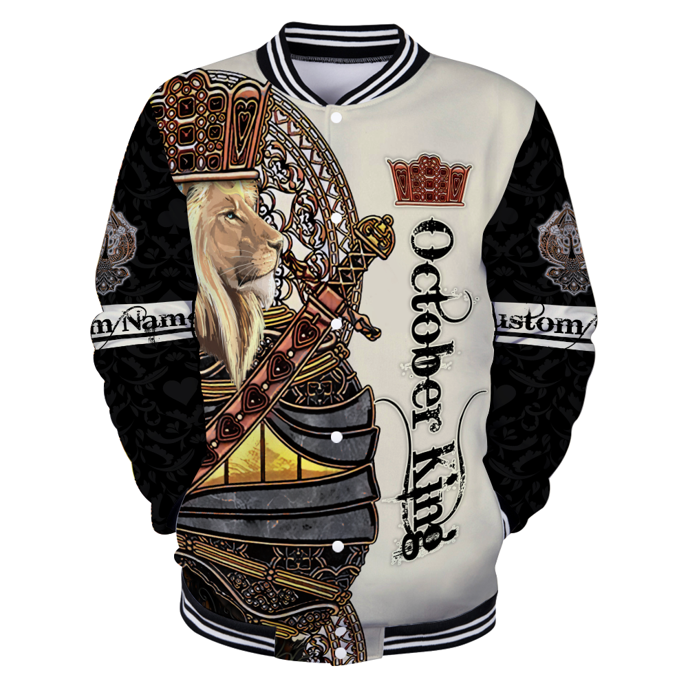 Custom Name October King 3D All Over Printed Unisex Shirts