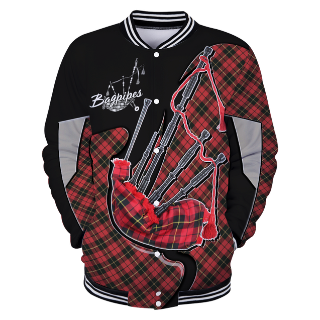 Bagpipes music 3d hoodie shirt for men and women HG HAC290201-Apparel-HG-Baseball jacket-S-Vibe Cosy™