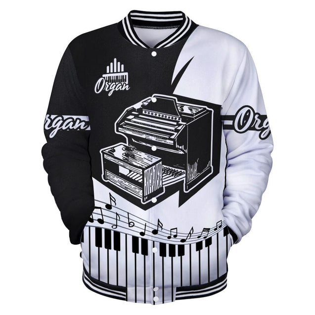 Organ music 3d hoodie shirt for men and women HG HAC28122-Apparel-HG-Baseball jacket-S-Vibe Cosy™