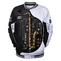 Saxophone music 3d hoodie full ver2 HG HAC21201-Apparel-HG-Baseball jacket-S-Vibe Cosy™