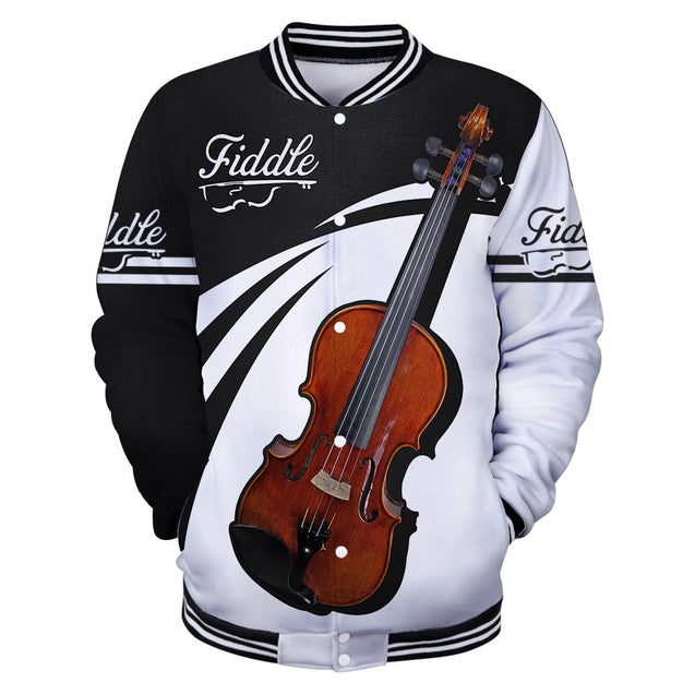 Fiddle music 3d hoodie shirt for men and women HG HAC21122-Apparel-HG-Baseball jacket-S-Vibe Cosy™