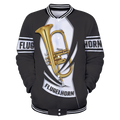Flugelhorn music 3d hoodie shirt for men and women HG HAC260203-Apparel-HG-Baseball jacket-S-Vibe Cosy™
