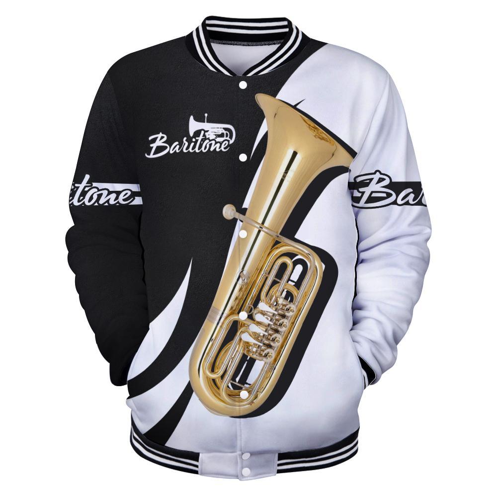 Baritone music 3d hoodie shirt for men and women HG HAC27128-Apparel-HG-Baseball jacket-S-Vibe Cosy™