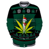 Ugly Christmas Marijuana UFO Pi111101 (Only specials can read this)-Apparel-NNK-Baseball Jacket-S-Vibe Cosy™