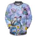 Butterfly Sweet Garden 3D Winter Clothes TR091103-Apparel-NNK-Baseball Jacket-S-Vibe Cosy™