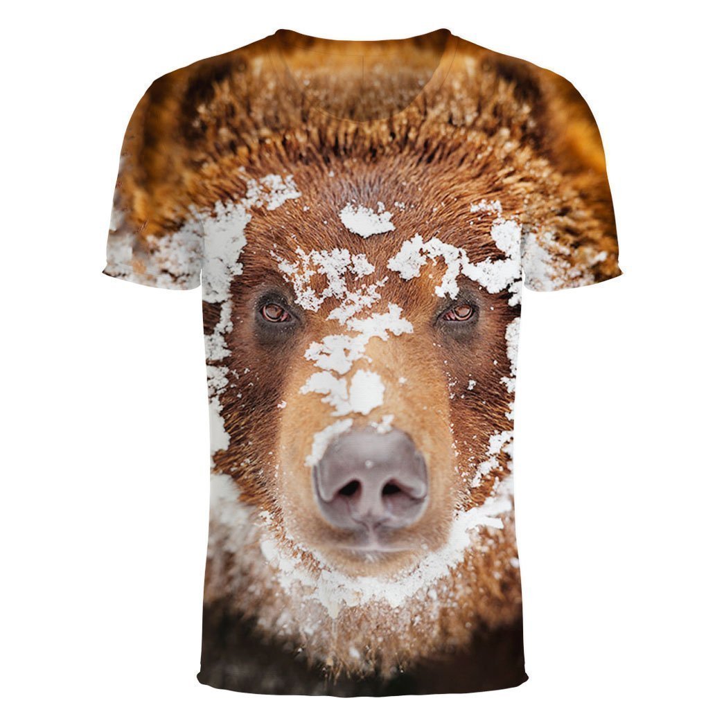 3D All Over Print Bear Hoodie-Apparel-6teenth World-T-Shirt-S-Vibe Cosy™