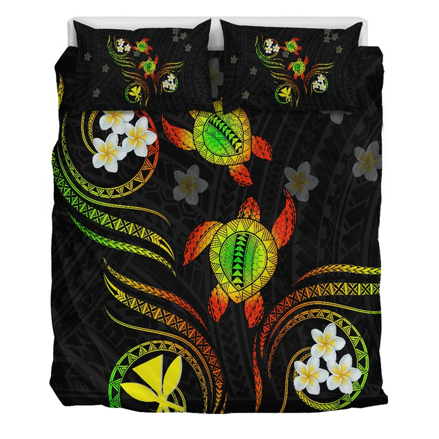 Polynesian Turtles Hawaii Decorated 3D Bedding Set