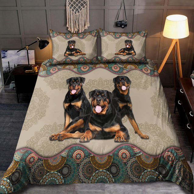 Rottweiler bedding set HAC170702S-HG-Bedding Set-HG-Twin-Vibe Cosy™