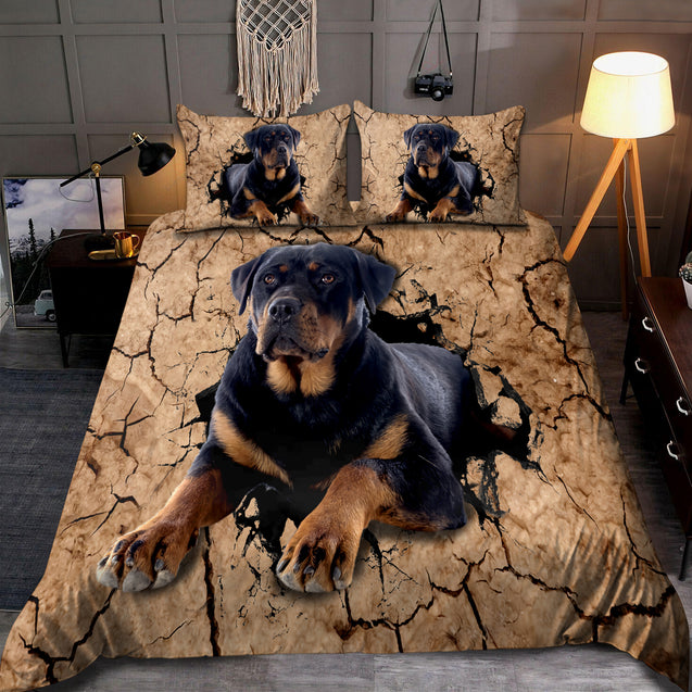 Rottweiler bedding set HAC250703-HG-Bedding Set-HG-Twin-Vibe Cosy™