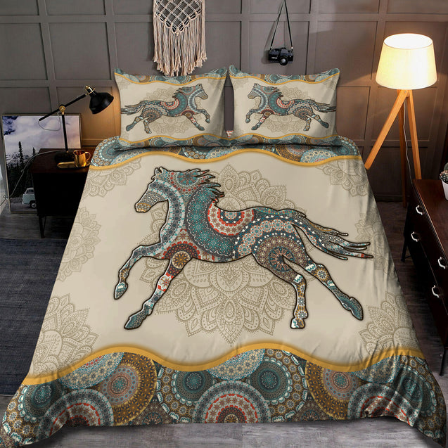 Mandala Love Horse Bedding Set TN040803