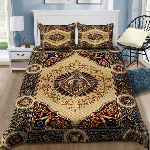 Freemasonry 3D All Over Printed Bedding Set