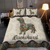 3D All Over Printed Dachshund Weiner Bedding set JJW23102002