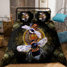 Beautiful Bee All Over Printed Bedding Set MEI