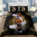 Beautiful Bee All Over Printed Bedding Set MEI