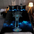 Night Potrait Wolf The Light Keeper Bedding Set MEI