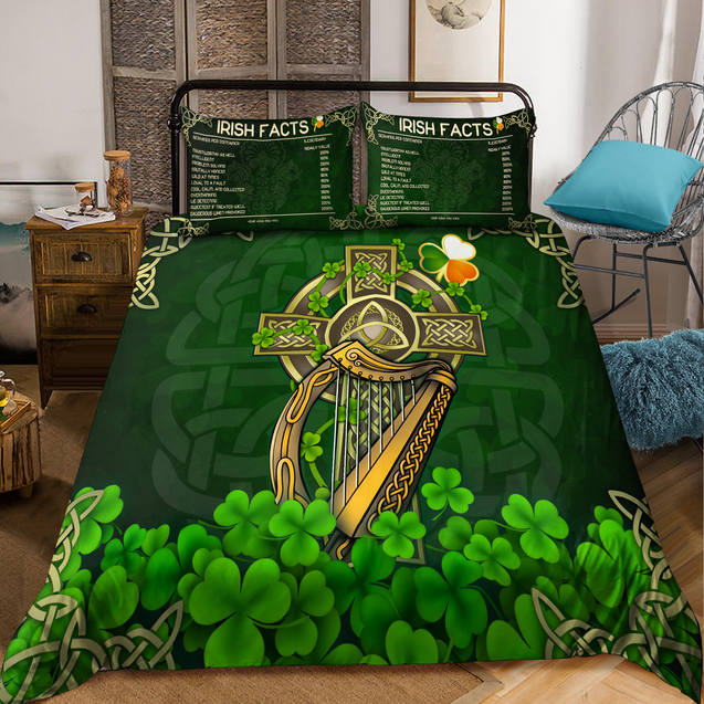 Premium All Over Printed Irish Lucky Bedding Set MEI