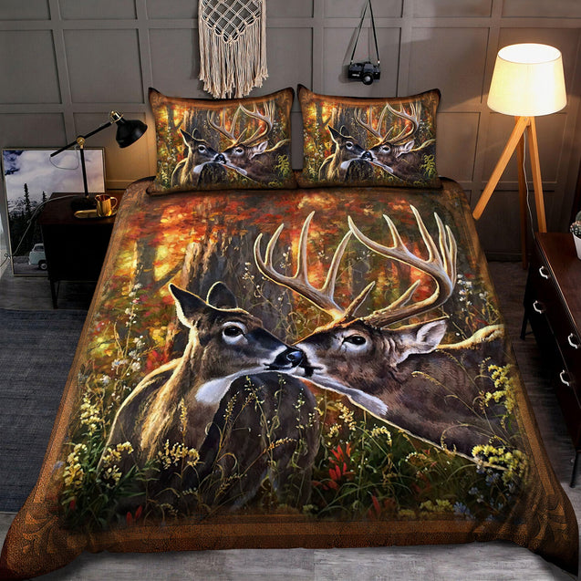 Couple Deer 3D Bedding Set LAM