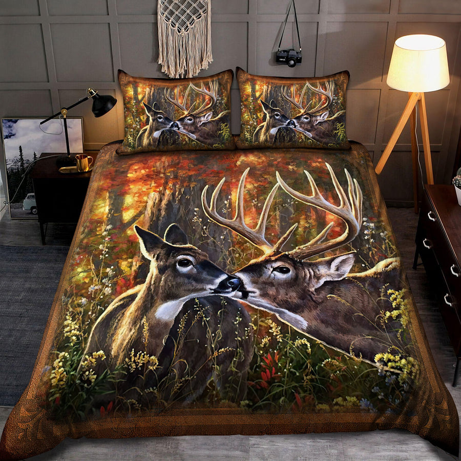 Couple Deer 3D Bedding Set LAM