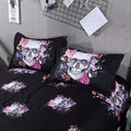 Black Skull Bedding-Bedding Set-6teenth Outlet-Twin 2pcs-Vibe Cosy™