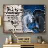 Love Horse Custom Name 3D All Over Printed Poster Horizontal