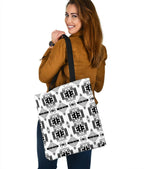 Native American 3D Printed Canvas Tote Bag