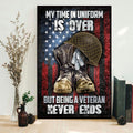 Veteran Poster Vertical 3D Printed