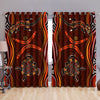 Aboriginal Naidoc Week Heal the Lizard and Turtle 3D print Curtain