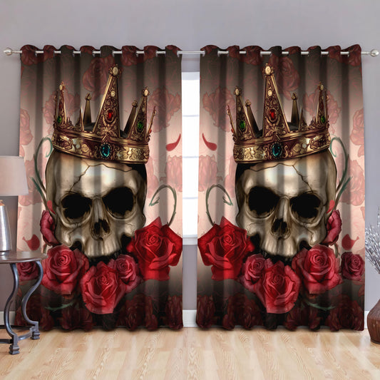 Skull Window Curtains