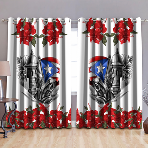 Maga Flower Puerto Rico Curtains MH24022104