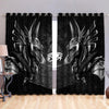 Horus Eye Egypt Anubis Ancient 3D Thermal Grommet Window Curtains