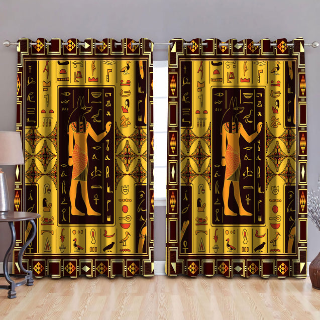 Egypt 3D All Over Printed Window Curtains