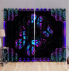 Mandala Butterfly Window Curtains HHT09042101