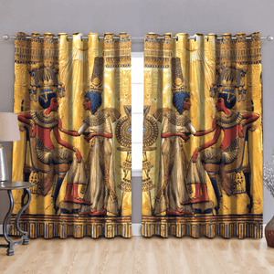 Ancient Egypt 3D All Over Printed Window Curtains