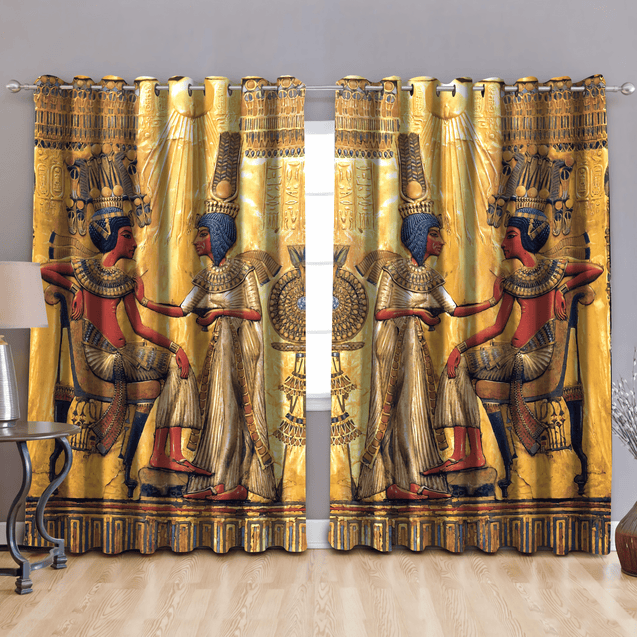 Ancient Egypt 3D All Over Printed Window Curtains