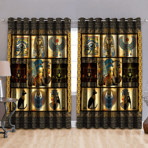 Ancient Egypt 3D All Over Printed Window Curtains