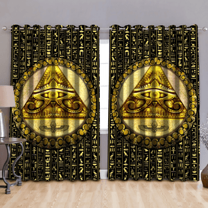 Ancient Egypt 3D All Over Printed Window Curtains